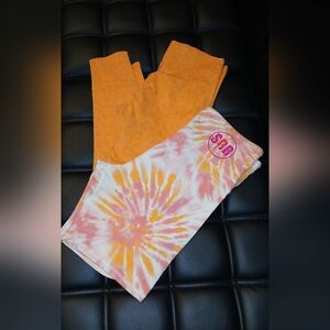 Earned FIT Butt Lifter Gym Leggings & Forever 21 Shorts Size L